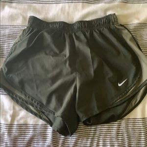 Army green Nike shorts size small